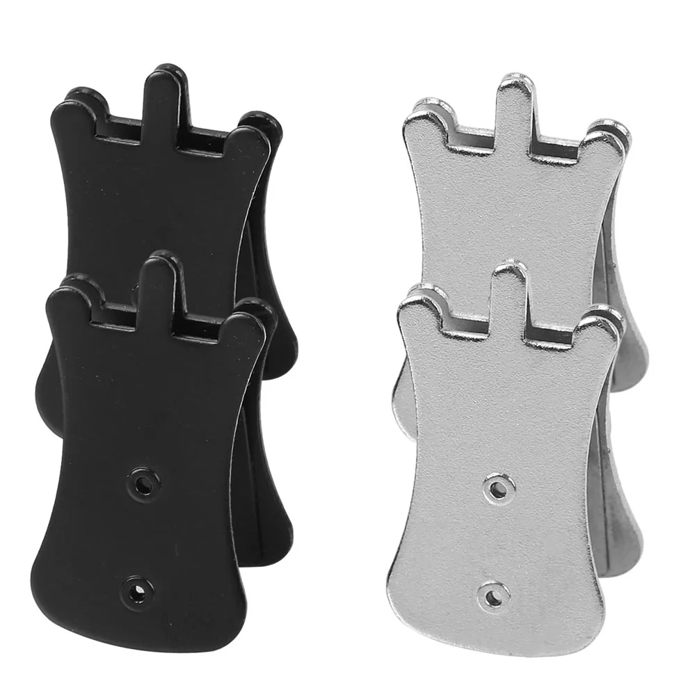 

4 Pcs Portable Erhu Silencer Clips Galvanized Steel Erhu Practice Supplies (Assorted Color)