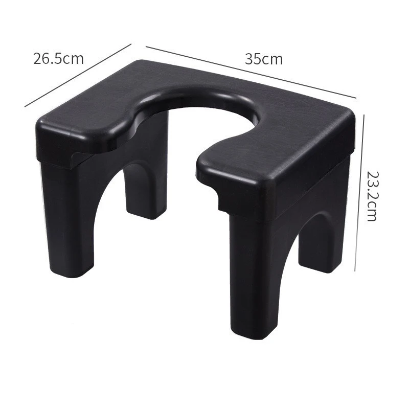 Стул для унитаза нескользящий переносной стул с широкой панелью легко мыть