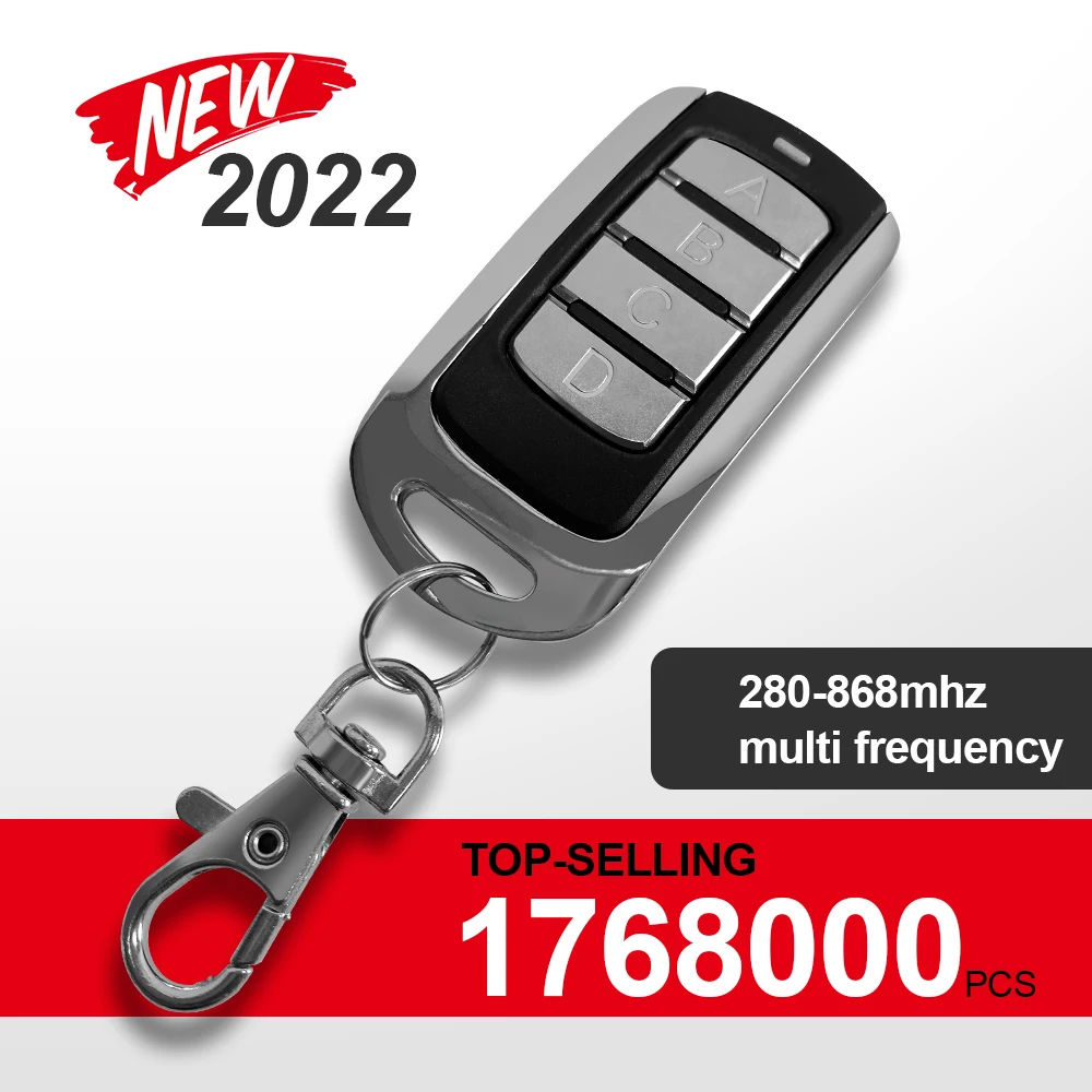 

Garage Door Remote Control Universal Multifrequency Garage Remote 280-868MHZ AUTO SCAN Rolling Code Gate opener