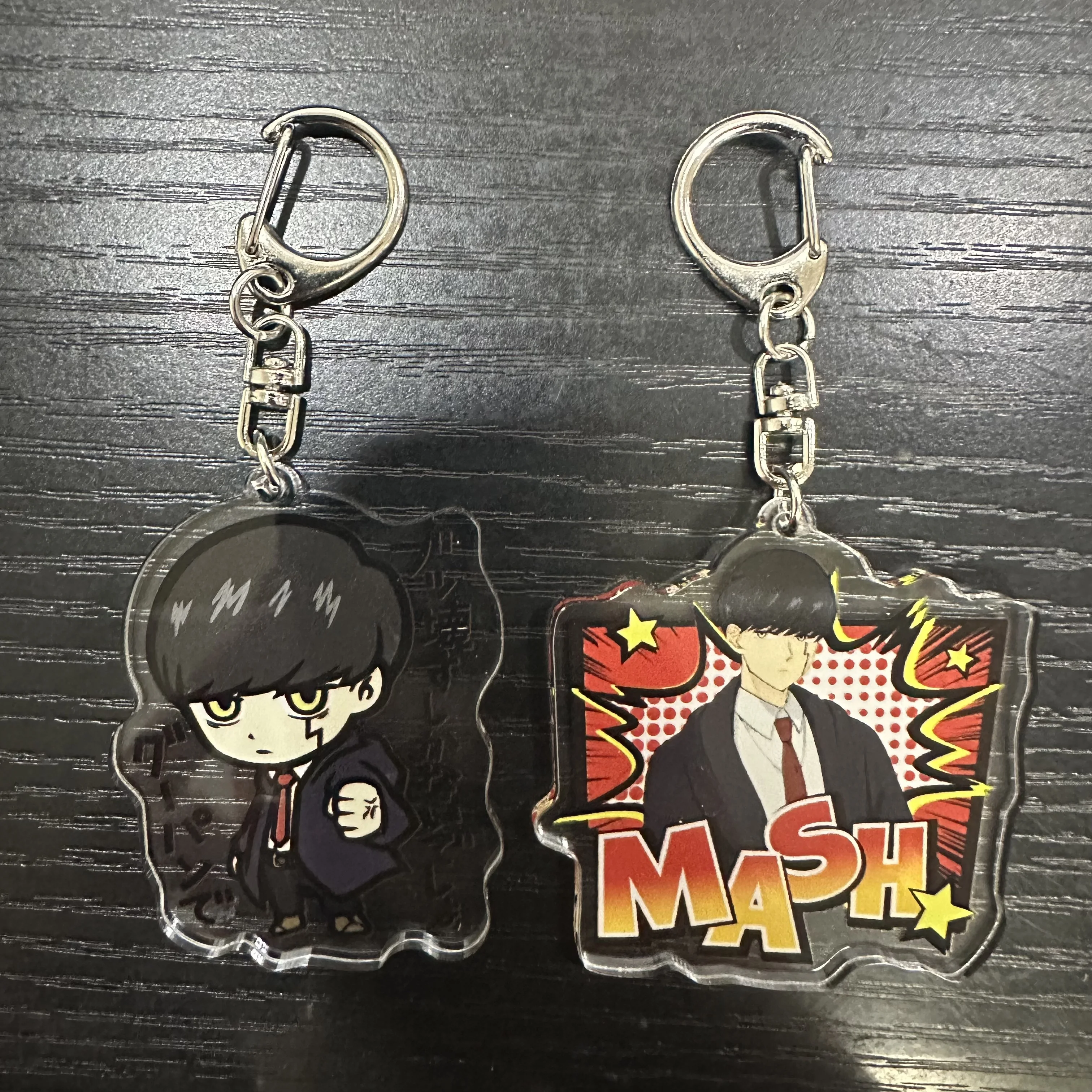 Хит продаж акриловые брелки для ключей 6 см в стиле аниме Магия и мышцы