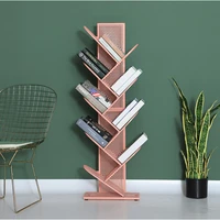 wrought iron tree shape bookshelf for student simple living room furniture book shelf multi layer dormitory bedroom bookcases