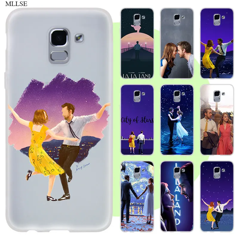 Silicone Soft Coque Case For Samsung J4 J6 J8 Plus J5 J7 Prime J3 2018 2016 2017 EU Pro A41 La La Land Emma Stone Ryan Gosling