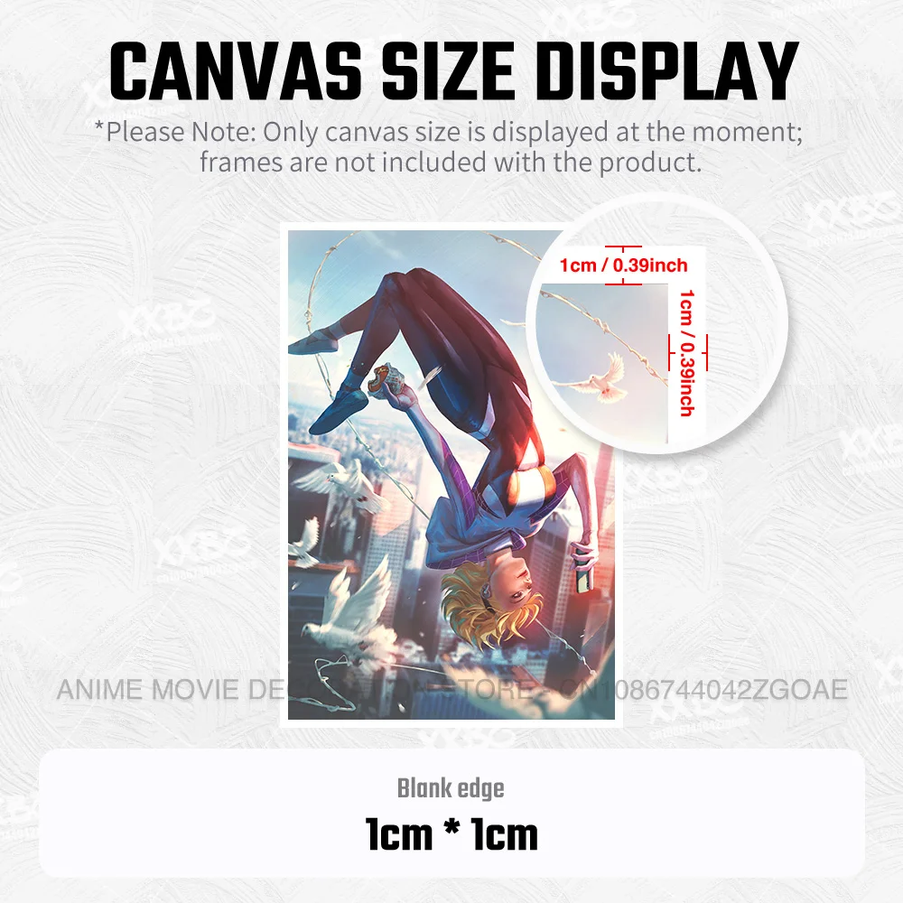 1 шт. картина паук-Гвен из фильма Marvel настенное искусство сексуальные фигурки