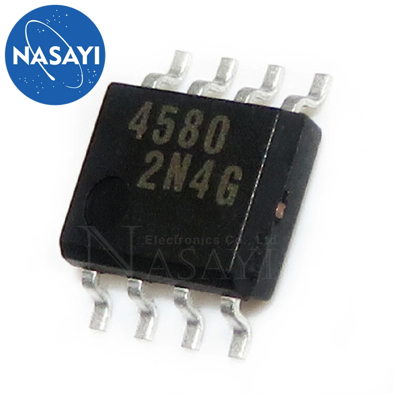 

5 шт./партия NJM4580M NJM4580 JRC4580 4580 SOP-8