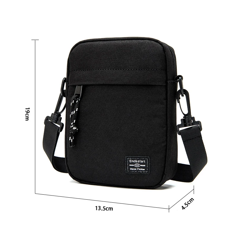 Men's Casual Mini Crossbody Bag Small Shoulder Bag Men Diagonal Small Backpack Light Messenger Phone Bag Boy Fanny Chest Pack