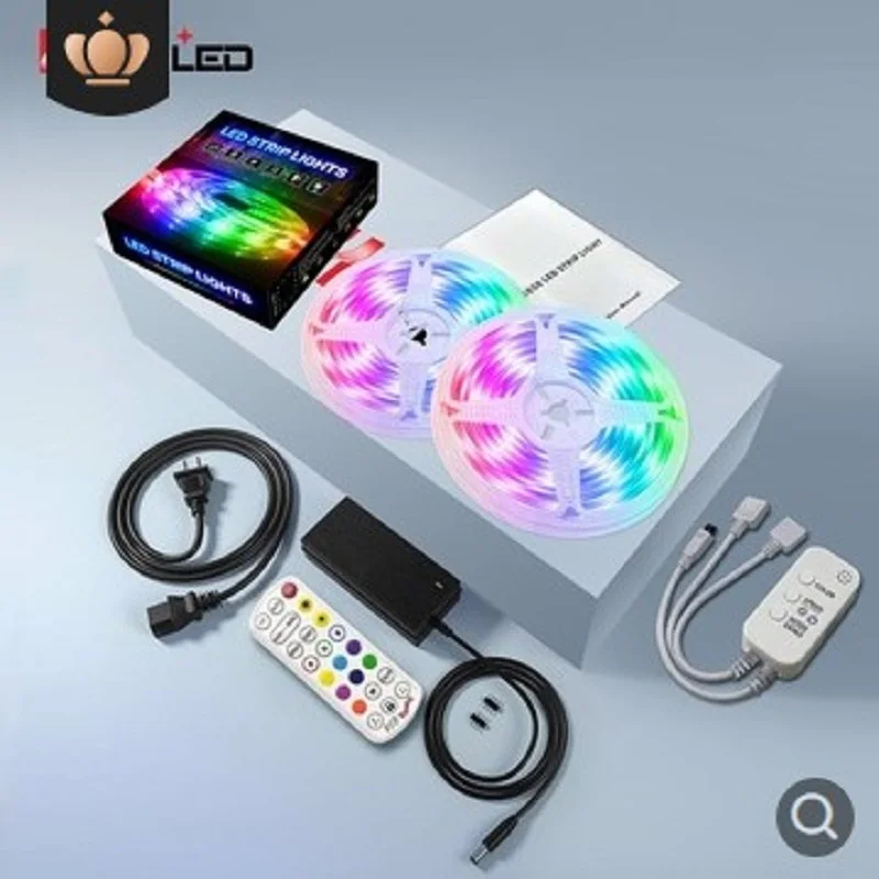 

Led5050 light belt set Bluetooth-compatible app music RGB voice control intelligent li
