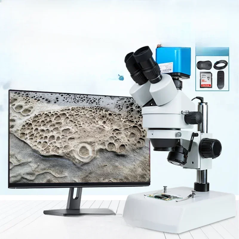 Стереомикроскоп с автофокусом HDMI высокого разрешения оптическая