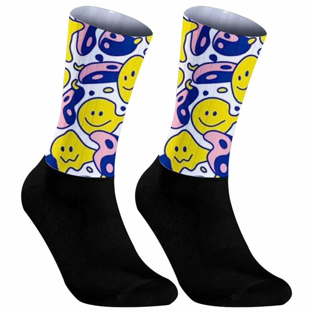 Нескользящие силиконовые профессиональные гоночные аэроспортивные носки