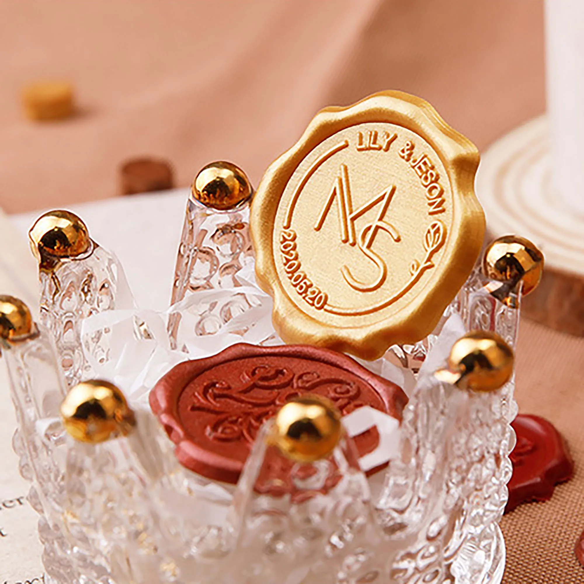 Custom Wax Seal Stamp Personalized Wax Sealer Custom Letter Wax Stamp With Your Image, Logo, or Artwork Personalized Wax Seal fo