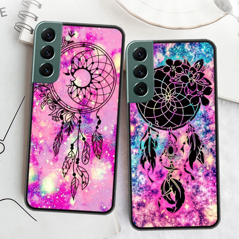 Цветные обои Ловец снов для Samsung Galaxy A14 A51 A71 A10S A20E A20S A30 A40 A50 A70 A50S A70S A21S A31 A41 A01 A11 -