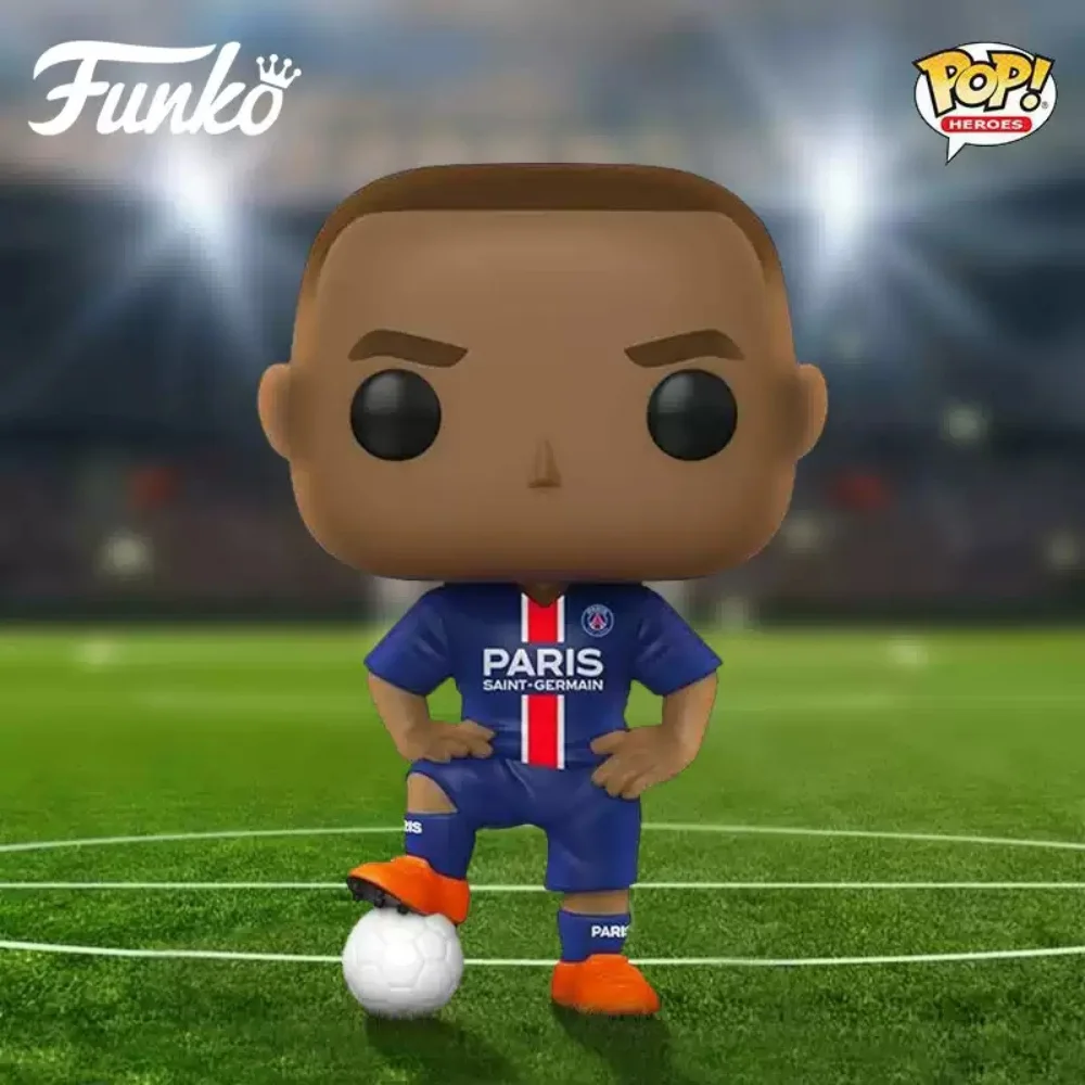 Фото Funko POP Kylian Mbappe Paris Saint Germain футбольная звезда настоящая периферийная модная игрушка фигурка фигурка подарок на день рождения №5