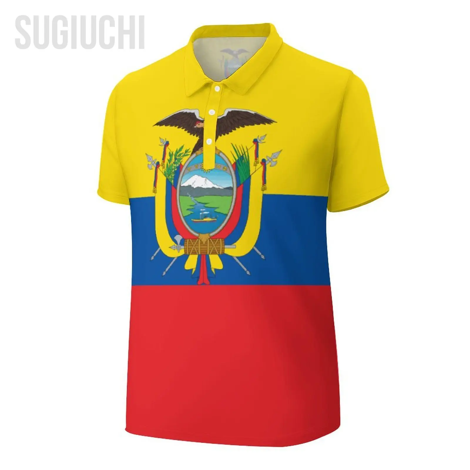 Мужские спортивные костюмы-поло с коротким рукавом и 3D-принтом