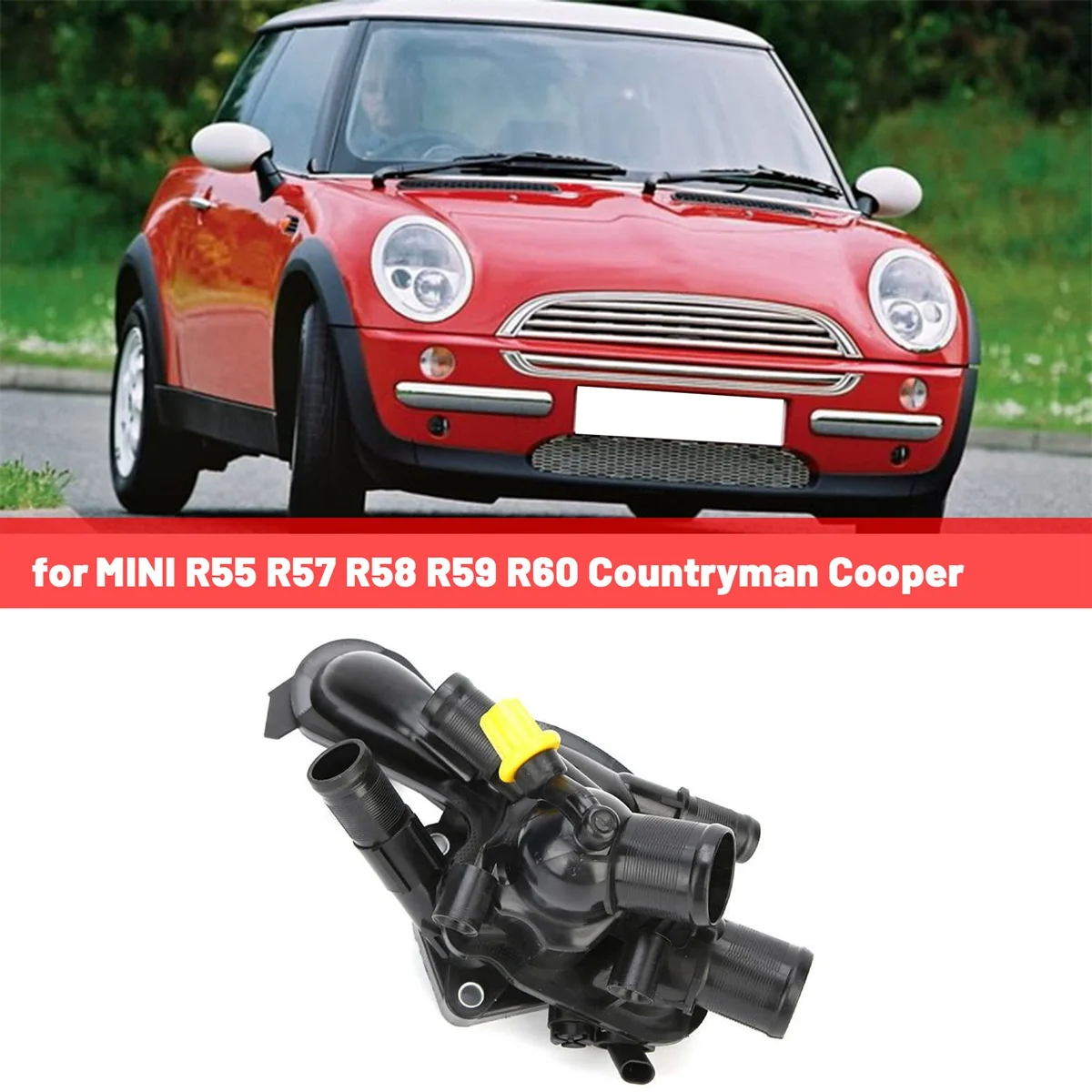 11537647751 термостат охлаждающей жидкости для автомобилей BMW MINI R55 R57 R58 R59 R60 Countryman Cooper