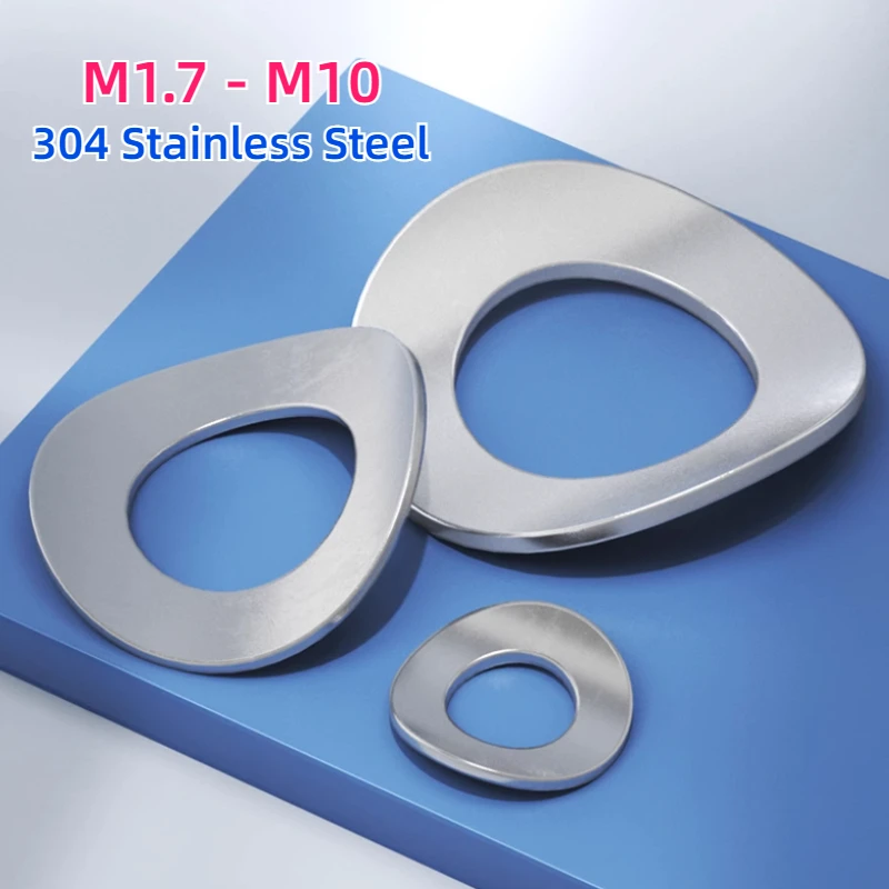M1.7 M2 M2.5 M3 M4 M5 M6 M8 M10 седло из нержавеющей стали 304, эластичная шайба, изогнутые шайбы