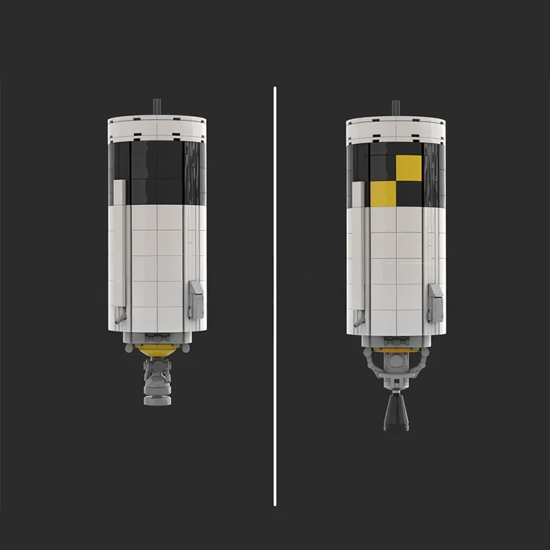 Фото Конструктор MOC Saturn V MLV: Трехступенчатая космическая ракета, 5369 деталей, развивающая игрушка для сборки, идеальный подарок на праздник №3