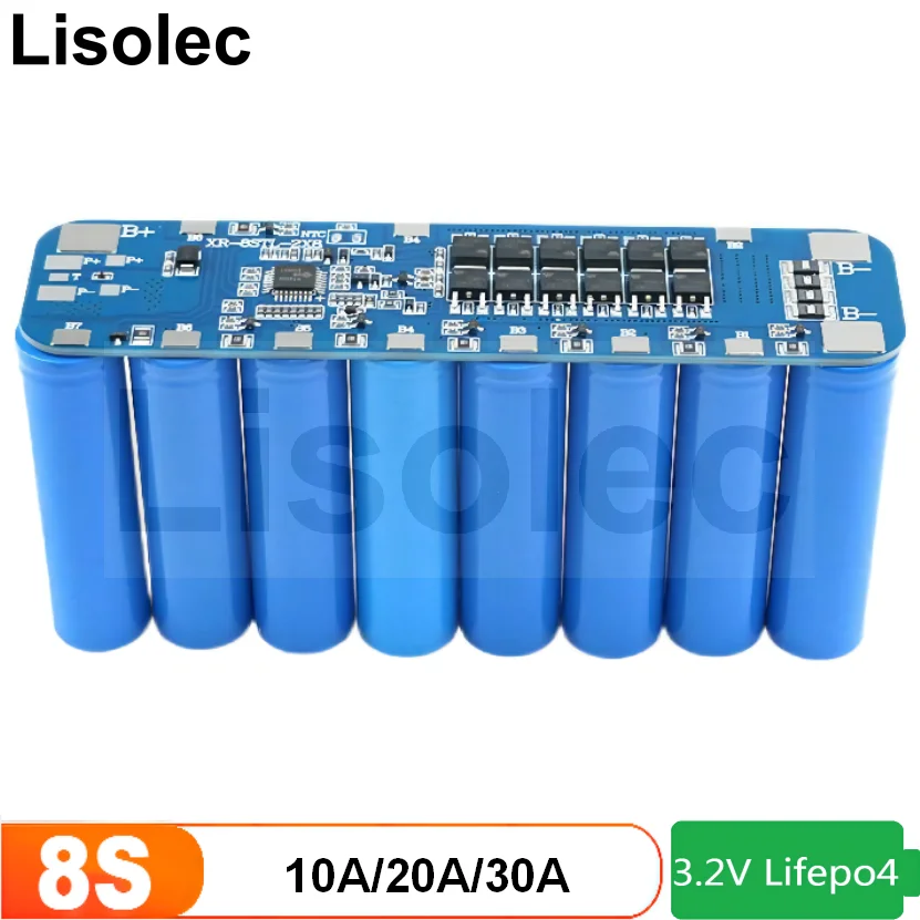 

8S Lifepo4 BMS 24V 10A 20A 30A Balance Board with Charge/Discharge/ Short Circuit/Overcharge Protection Board for Power Bank