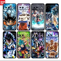 hot japan anime dragon ball shockproof cover for google pixel 7 6 pro 6a 5 5a 4 4a xl 5g black phone case shell soft fundas capa