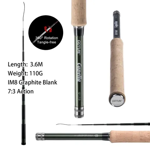 Goture Удочка для нахлыста Tenkara 12 футов