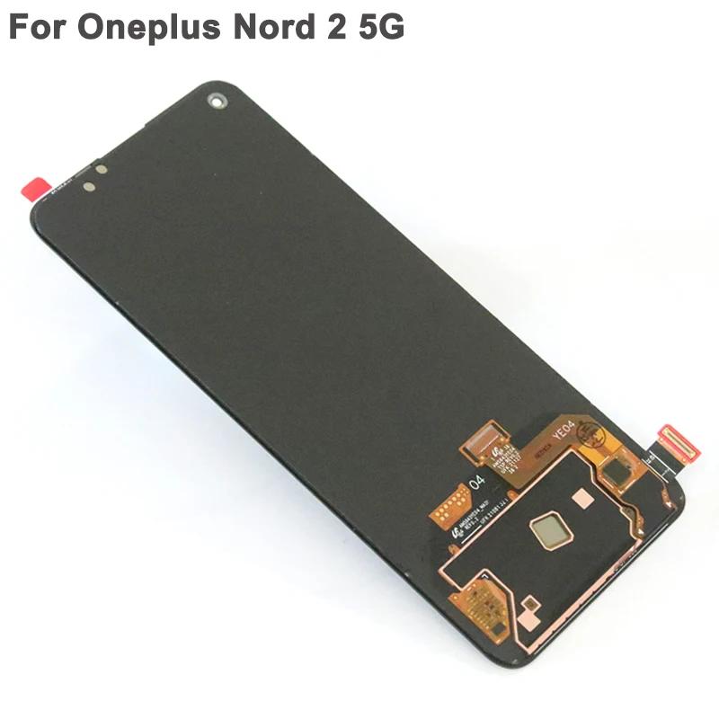 Оригинальный ЖК-дисплей AMOLED для OnePlus Nord 2 5G DN2101 DN2103 дисплей с сенсорным экраном