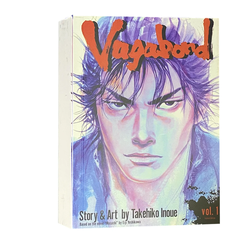 

New Books Anime Vagabond Miyamoto Musashi Japanese Teen Mystery Romance English Comic Book Manga Book English Version