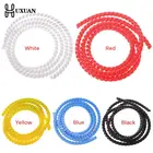 1 м Органайзер из спирального провода обмоточная трубка огнестойкая кабельная муфта цветная оболочка кабельная муфта обмоточная трубка 10 мм14 мм