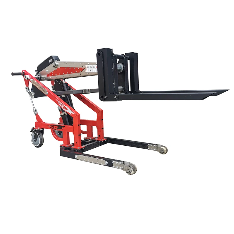 

New Design Small Electric Forklift Hydraulic Lift Truck Portable Hand Push Stacker Loading And Unloading Truck