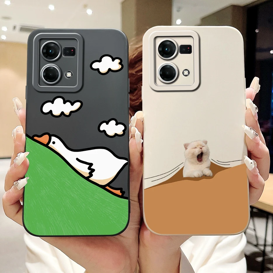 Для Oppo F21 Pro 4G Φ F21Pro CPH2363 Милая панда мультяшная Обложка мягкая силиконовая