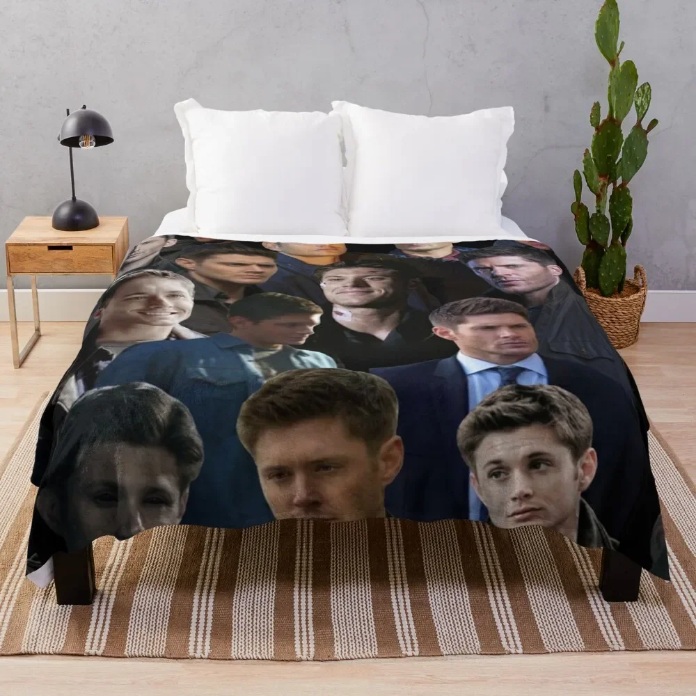 

Фланелевое одеяло Коллаж Дин Винчестера