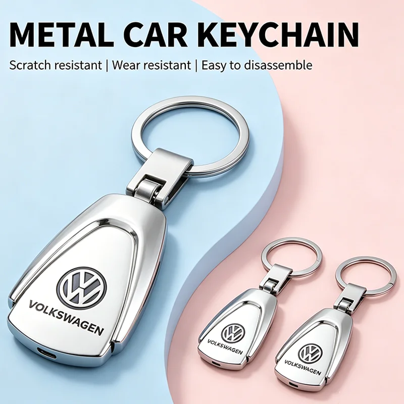 Фото Металлические брелоки-подвески для ключей автомобиля Volkswagen Golf 7, Passat MK7, MK6, Jetta, Touareg, Tiguan, Polo, Lavida, Sagitar, Scirocco, SR32 №2
