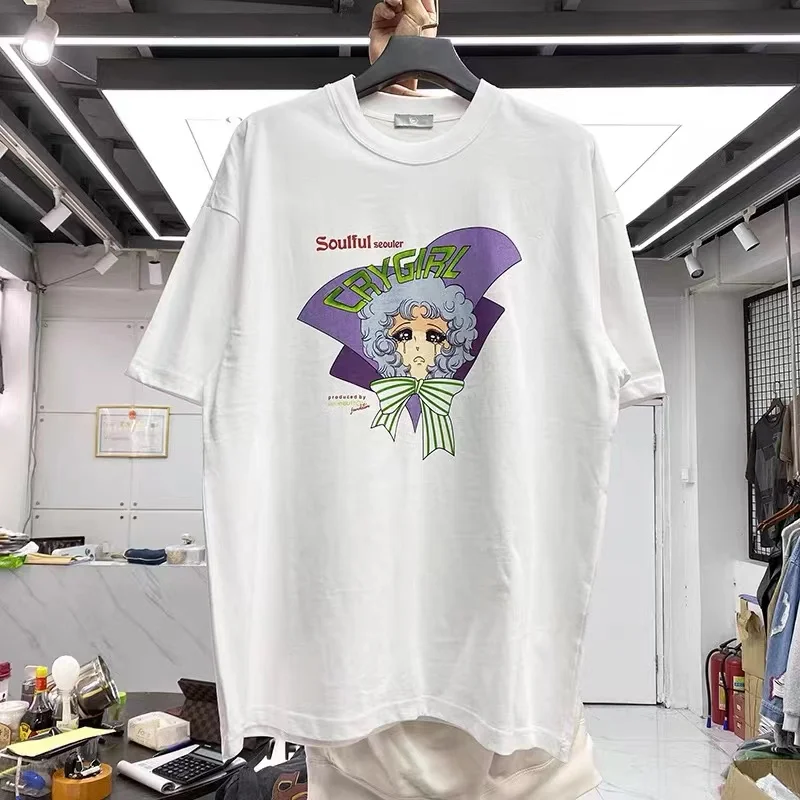 

Toon cry girl warrior oversize T-shirt