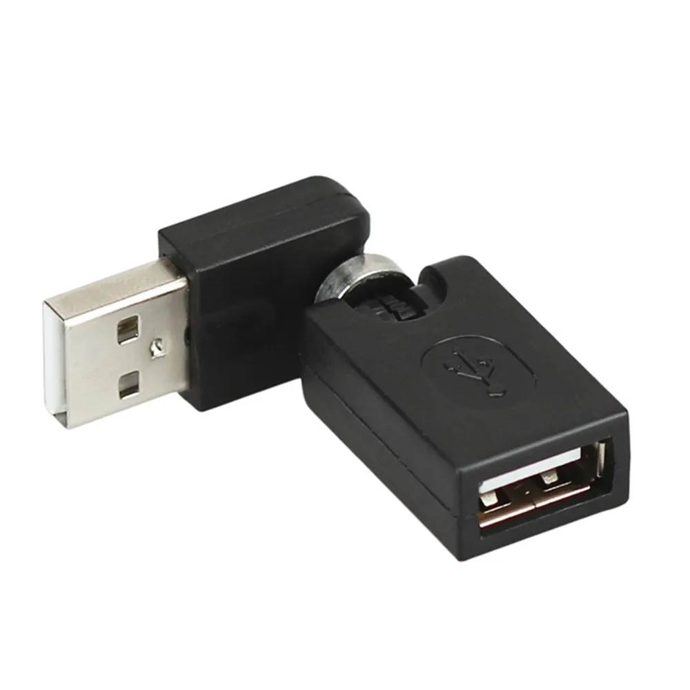 Переходник USB 2.0 папа-мама на 360 градусов удлинительный USB-кабель вращение гибки