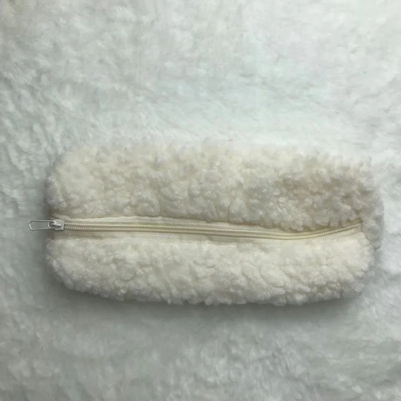 

Little Fresh Easy To Store Childrens Pencil Case Lambswool Soft To The Touch Cute Pencil Case Pen Cases Plush Pencil Case School