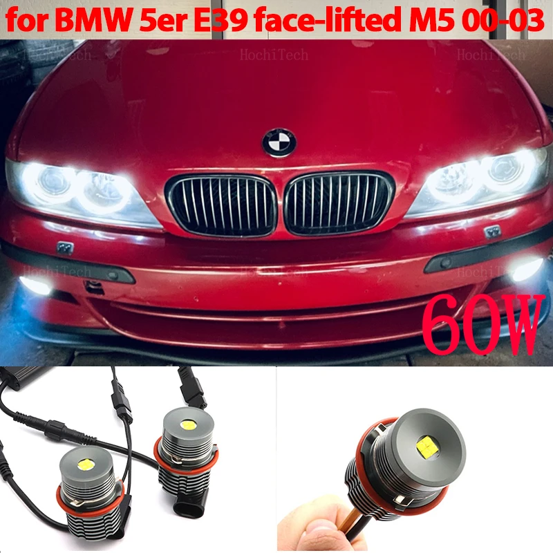 

Angel Eyes Marker Light Bulbs Bright Headlights Replacement ar For BMW 5 series E39 M5 face-lifted 525i 528i 530i 535i 2000-2003