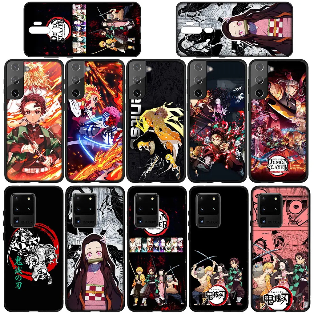 Чехол Demon Slayer Kamado Tanjirou Nezuko для Motorola Moto E32 G22 G9 G30 G50 G60 G51 G52 G41 G42 G71 E7 G100 G10 G20