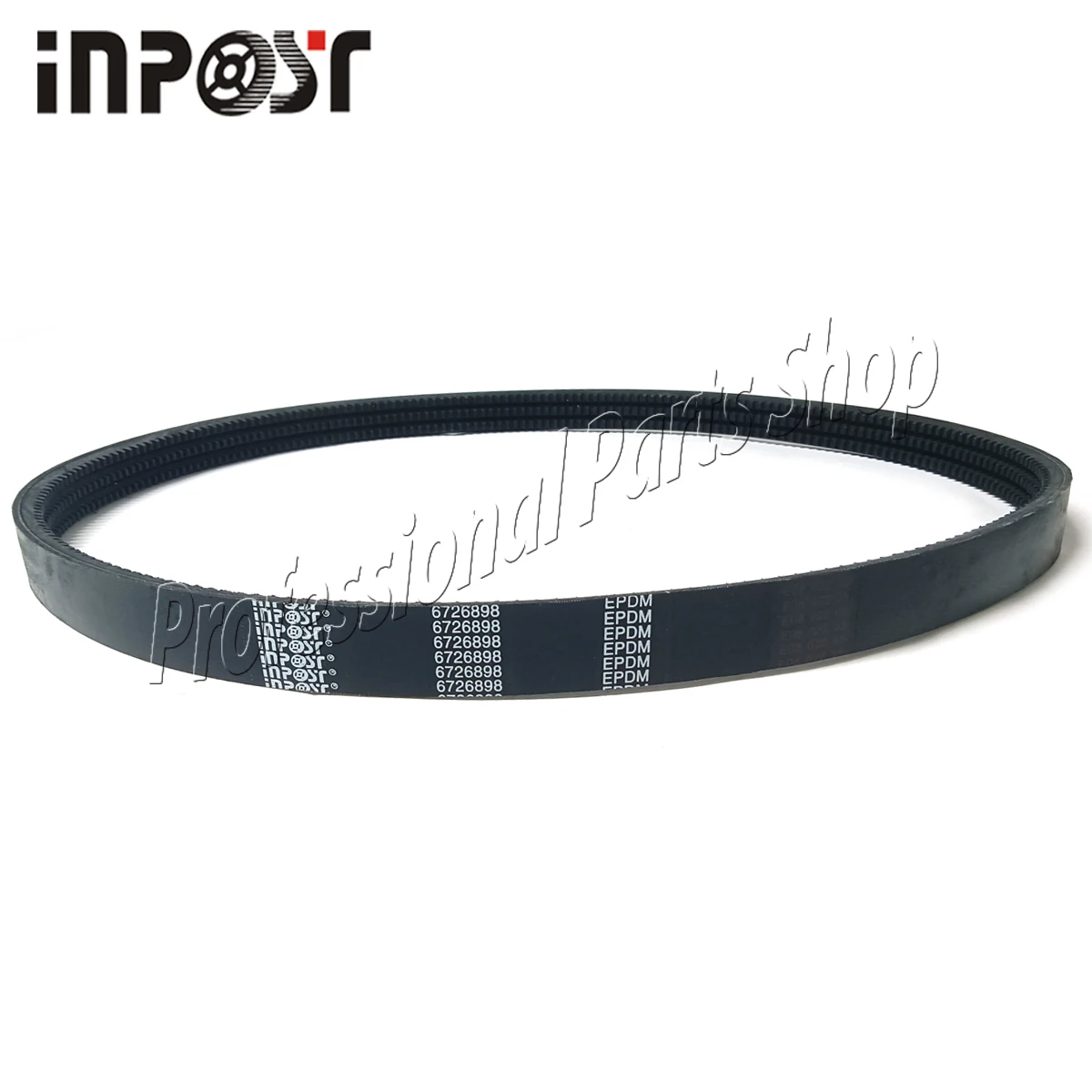 

6726898 Drive Pump Belt With 3 Groves Compatible For Bobcat Loaders 753 763 773 S130 S150 S160 S175 S185 S205 T140 T180 T190