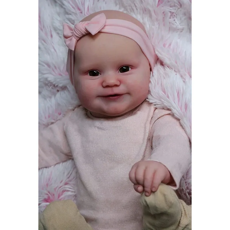 

48CM Already Painted Doll Maddie Soft Body Cuddly Baby Doll Lifelike 3D Skin Multiple Layers Painting Art Doll Gift