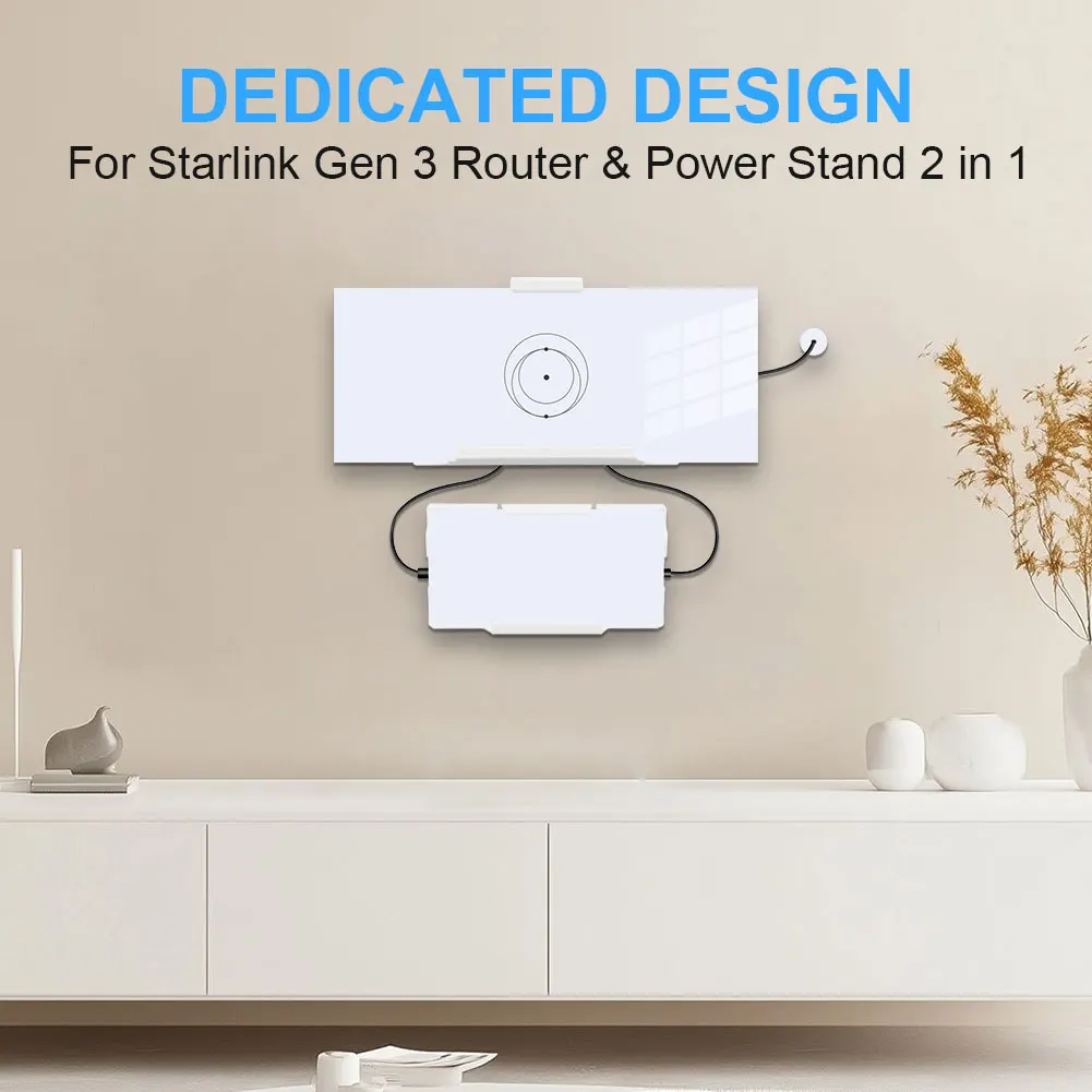 Крепление для маршрутизатора Starlink Gen 3 2 в 1 крепление кронштейны питания и