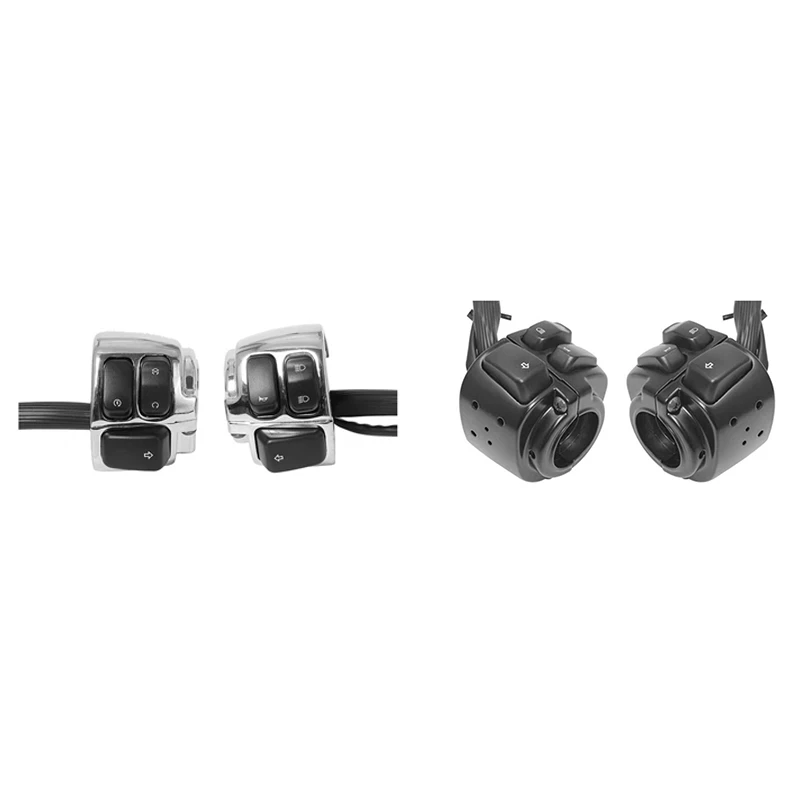 Для XL883 Sportster Dyna V-ROD Softail мотоциклетный переключатель указателя поворота на руле