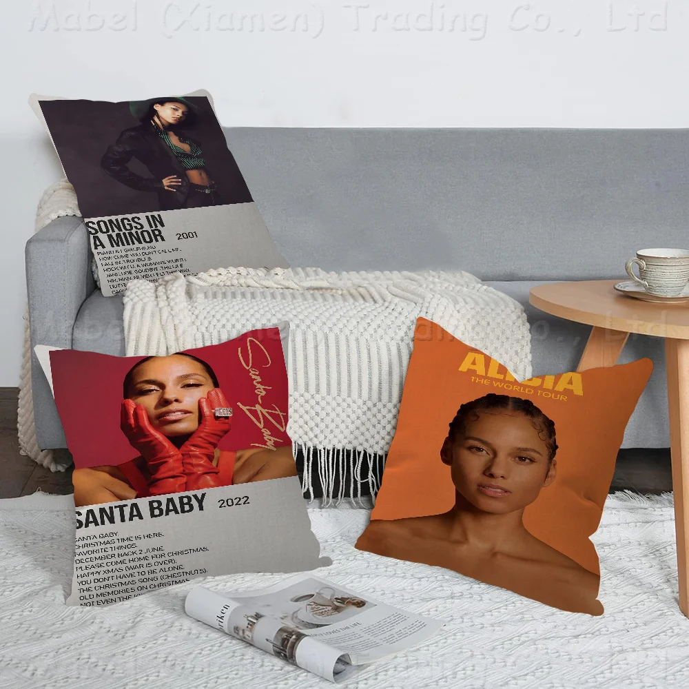 Чехлы для подушек с ключами Алисия певица дюймы декор фермерского дома домашние