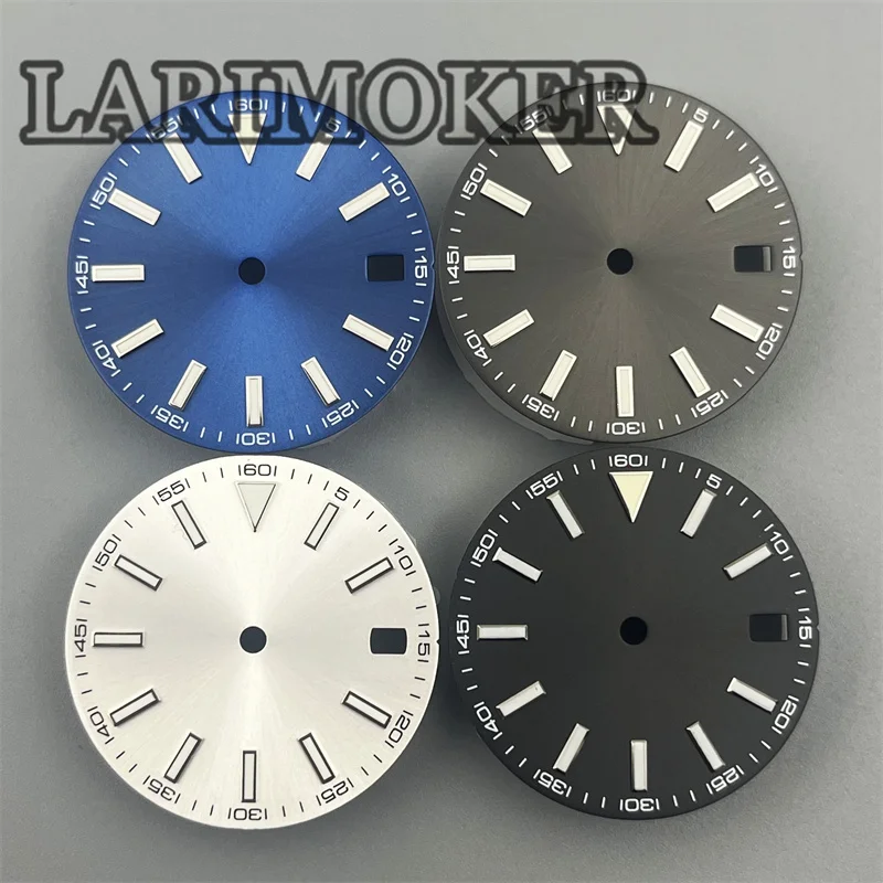 LARIMOKER NH35 Wacht Dial диаметром 29 мм зеленый светящийся черный белый синий серый