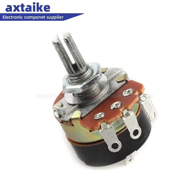 

WH138-1 adjustable resistance speed regulator with switch potentiometer length 20mm B5K B10K B20K B50K B100K B250K B500K Ohm