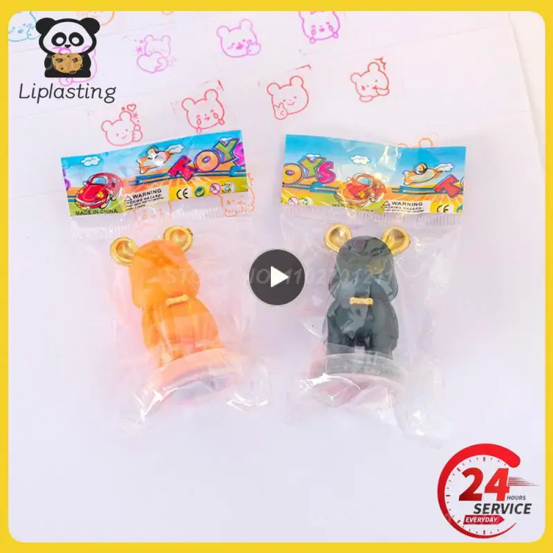 

Cartoon Childrenaward Stamp Mini Kindergarten Prize Gift Creative Prizes And Gifts Bear Seal Scrapbook Kids Stamp Diy Award Seal