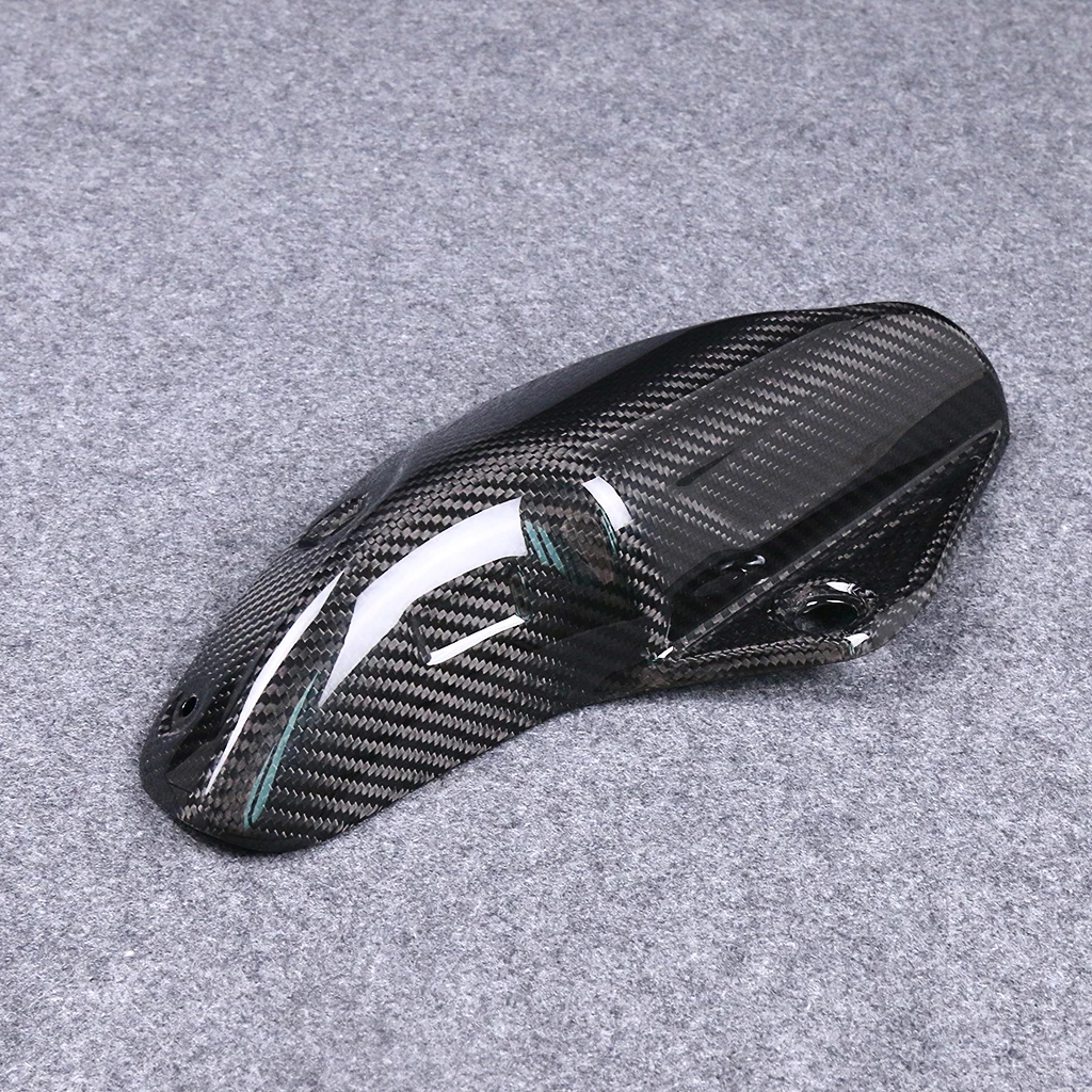 Реальное сухое углеродное волокно Akrapovic крышка выхлопных газов комплекты