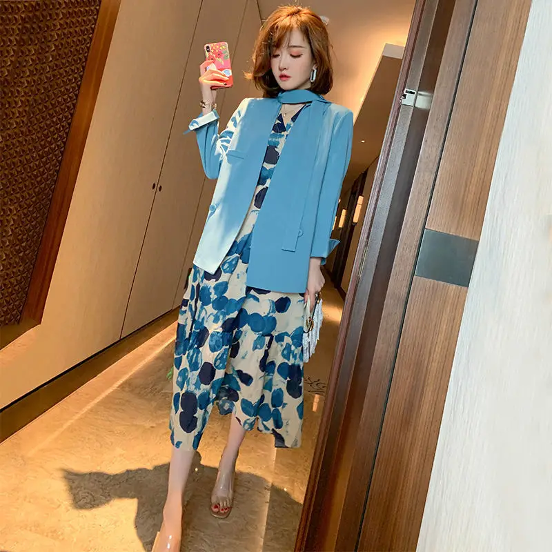 

Женские костюмы весна-осень 2022, новое корейское офисное однотонное длинное платье с длинным рукавом и воротником-стойкой, дизайнерский ком...