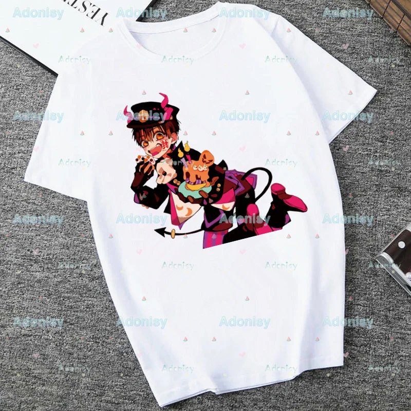 

Hanako Kun Women Casual Funny Kawaii Tees Top Hipster Female Harajuku Short Sleeve Shirts Woman Clothes
