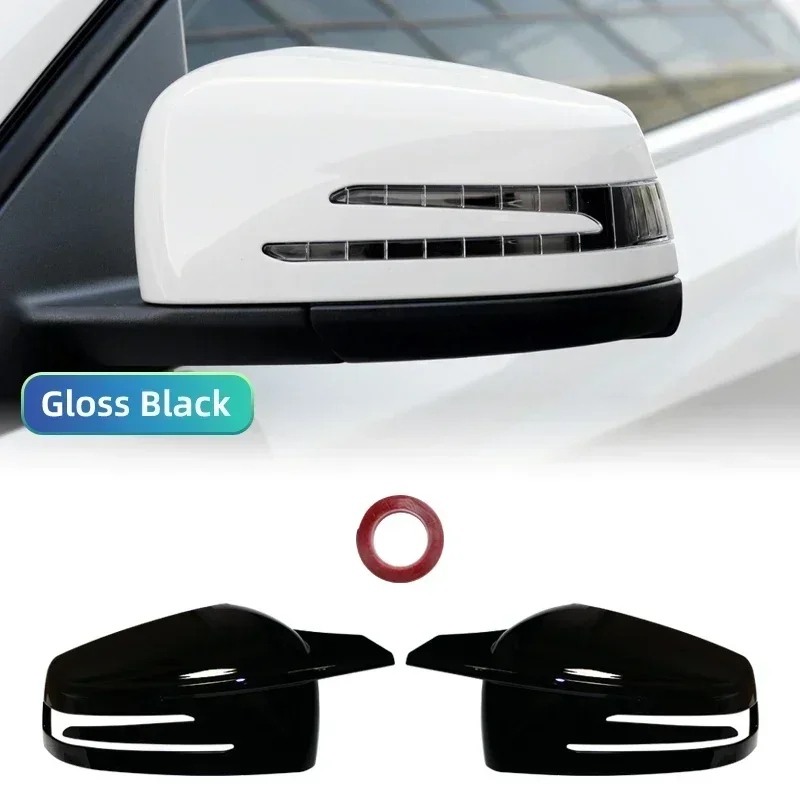 

2 Шт. Чехлы Для Зеркал Из Углеродного Волокна Для Mercedes Benz W176 W246 W204 W212 W221 C117 X204 X156 Накладки На Зеркала Б...