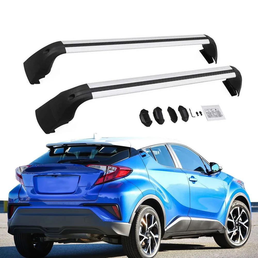 

Поперечины для багажника Toyota C-HR 2018-2022, черные, регулируемые, 2 шт.