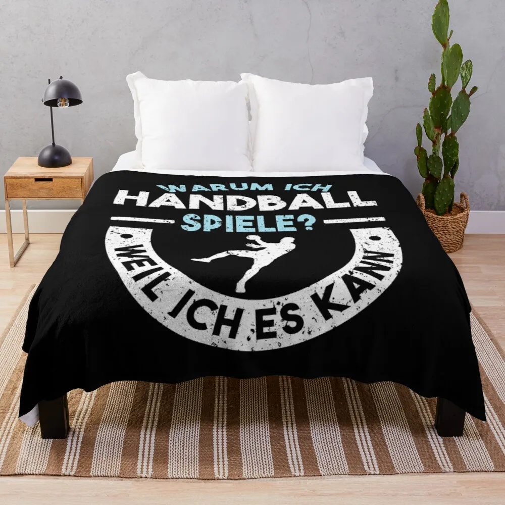 

Handball handball player handball sport gift Throw Blanket Knitted blanket thermal blanket Sofa blankets