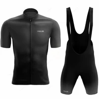 huub 2022 new team cycling set man bike jersey short sleeve bicycle clothing kit mtb bicicletas wear triathlon uniforme maillot