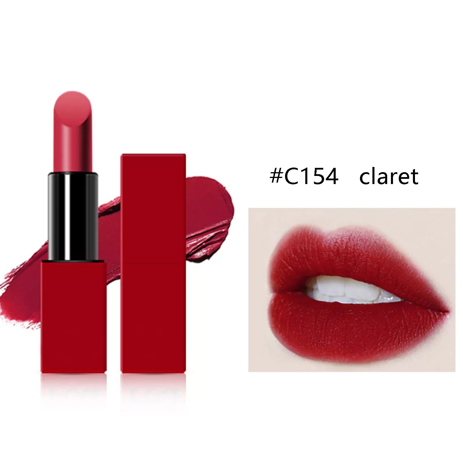 

NEW2023 Red Lip Gloss Mattes Mattes Lipstick Velvet Red China Red Lipstick 10 Colors Makeup Suitable For Any Skin Type